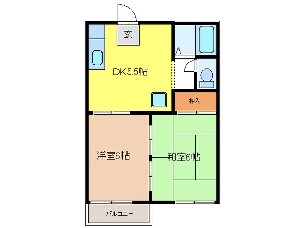 ロイヤルグリーンの物件間取画像